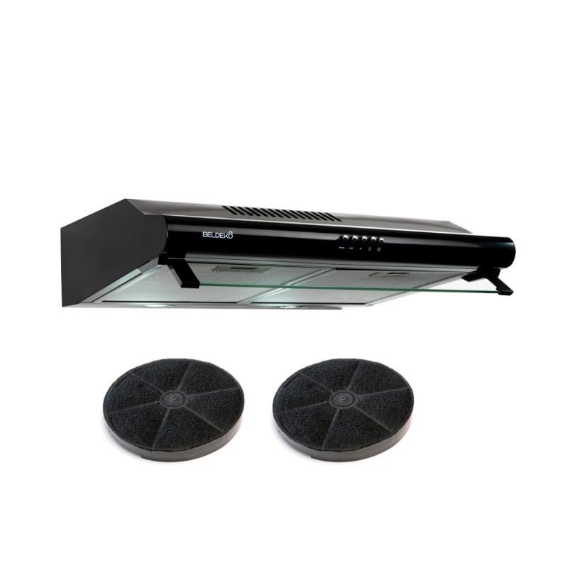 Hotte casquette visière BELDEKO 60 cm – Noir –...