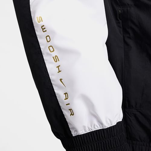 Nike Air Woven Mens Track Top (HM0167-010, Black/White)2