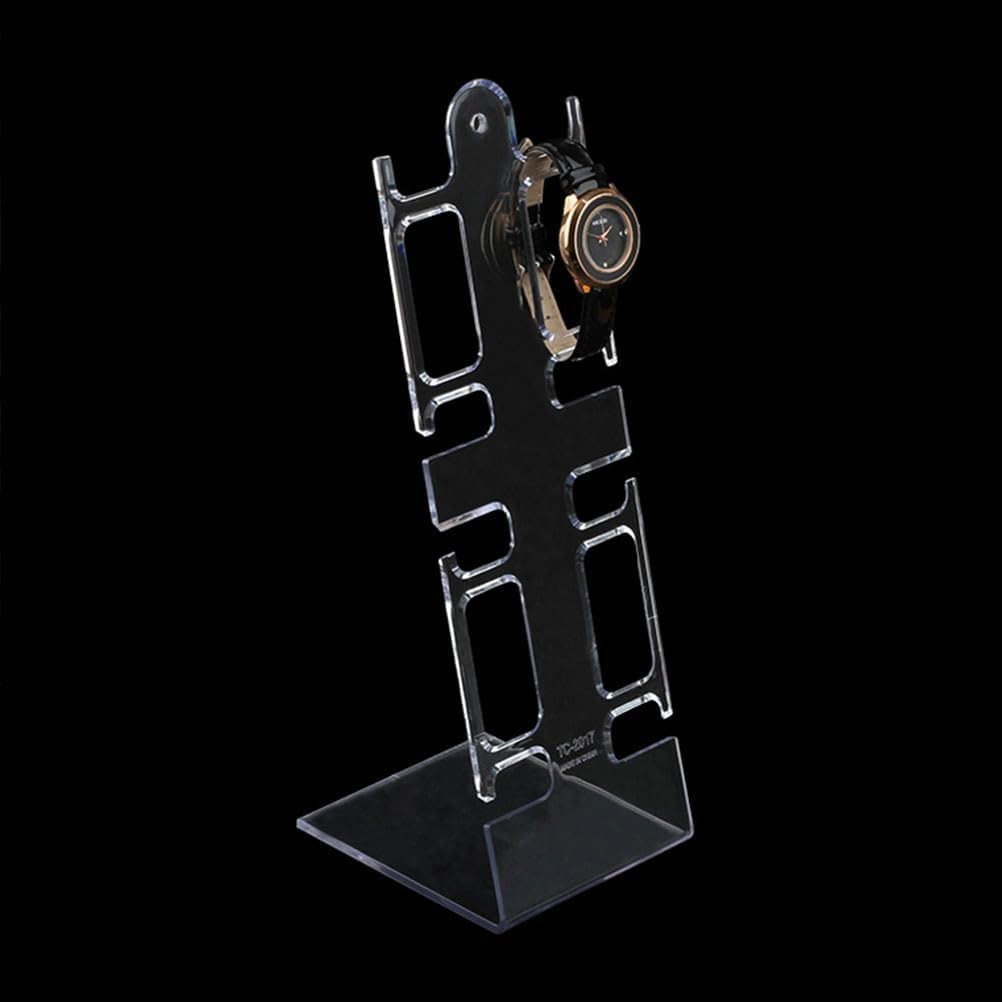 FRCOLOR 2 Pack Watch Display Stand L Shape Watch Rack Holder for Bracelets and Jewelry Lightweight Display Holder for Store Counter 9.84 X 3.54 X 3.34 in