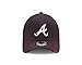MLB Atlanta Braves Neo Fitted Baseball Cap, Small/Medium, Navy