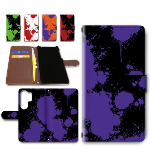 Galaxy S26 Ultra SC-53G / SCG37 �P�[�X �蒠�^ �X�}�z�P�[�X �J���������� �_�C�A���[ �X�}�z�g�уJ�o�[ �����X�^�[ �X�v���b�V�� Monster Splash [�f�U�C��C�^�u���b�N×�p�[�v��] ��×�� �M�����N�V�[S26