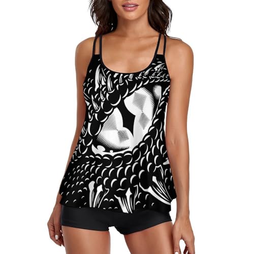 Robe de plage tankini et bikini short de garçon idéal pour vos vacances aux Caraïbes
