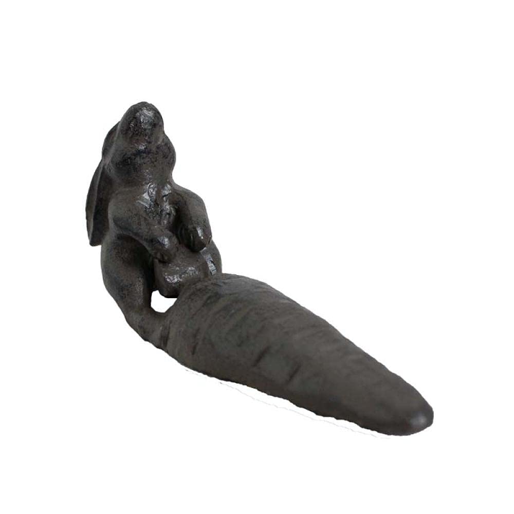 Butoir de porte lapin fonte coupe-vent lourd et stable