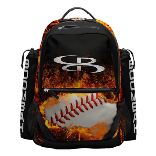 Boombah Gamer Bat Pack Fire Ball Black/Orange/White