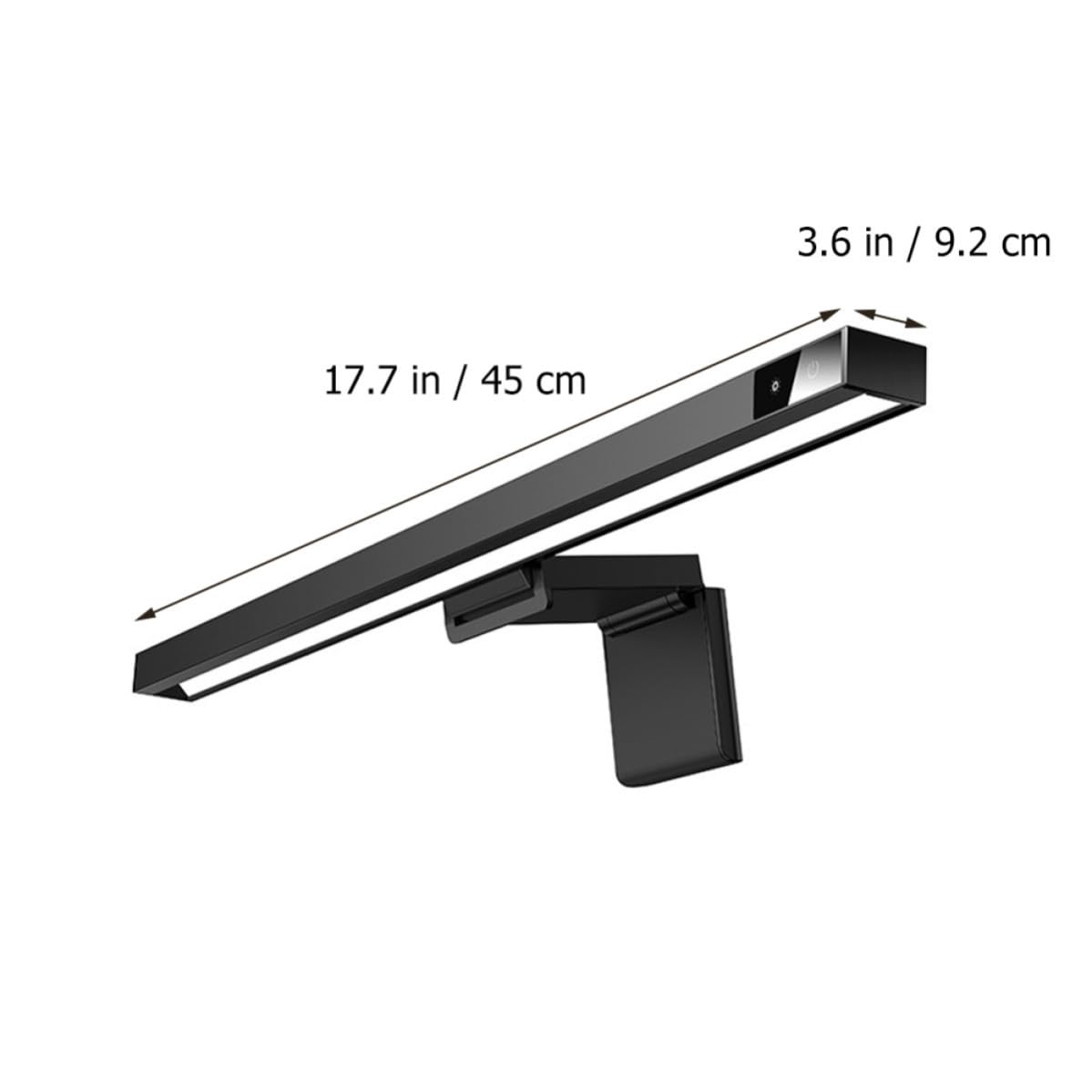 Lámpara de Pantalla LED para Ordenador Diseño Colgante, Protección Ocular, Material Abs y Luz Ajustable para Lectura y Uso Escolar