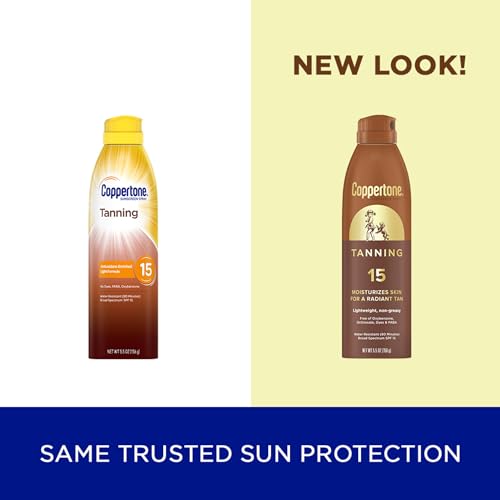 Coppertone Tanning Dry Oil Sunscreen Continuous Spray Spf 15 (5.5 Ounce) (Packaging May Vary)