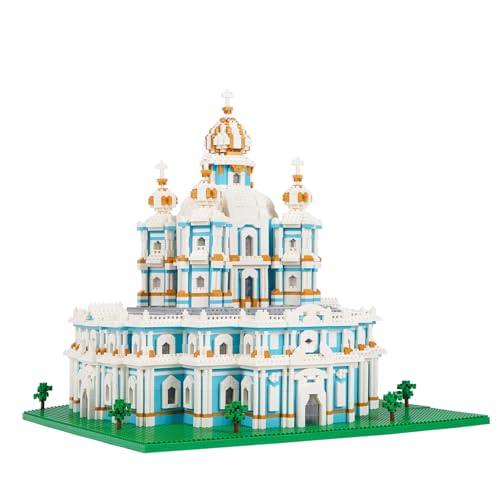 Cathédrale Smolny mini blocs LULUFUN, le cadeau idéal pour passionnés de maquettes
