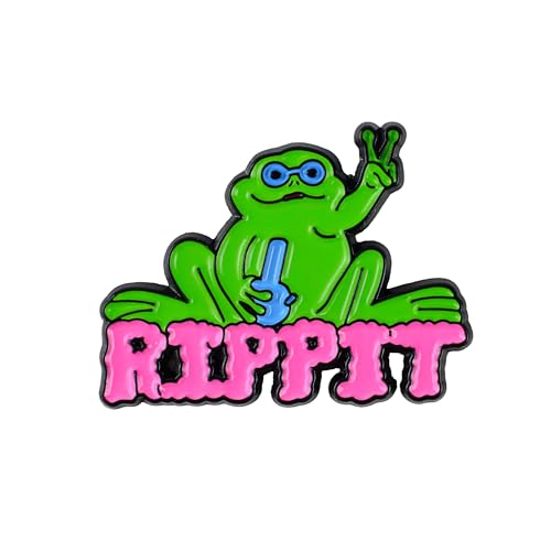 Stoner Frog Meme Enamel Pin, Funny Frog With Peace Sign Brooch Pin, Gift For Weed Lover Cannabis Addict 420 Smoker, Marijuana Lapel Badge, Cannabis Humor Brooches, Funny Stoner Decorative Jewelry Accessories