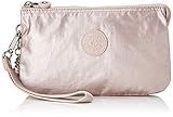 Die kipling Tasche ist mit ihrem leichten Gewicht und der kompakten Größe ideal für die Kleinigkeiten für unterwegs geeignet. Die Kosmetiktasche besitzt verschiedene Fächer und mit der Handschlaufe kann sie als Clutch getragen werden. Maße: 21,5 x 12,5 x 10 cm