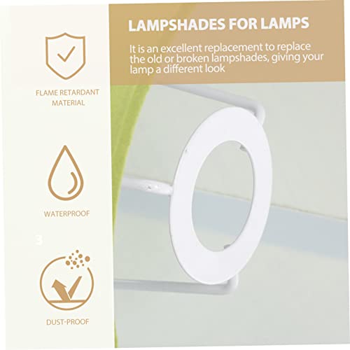 Image of Cabilock Retro Small Lampshade Green Drum Lampshade for Wall Lamp Lamp Shade Cover
