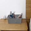 Morcte Black Plastic Storage Basket Bins Organizer 4-Pack - View #5