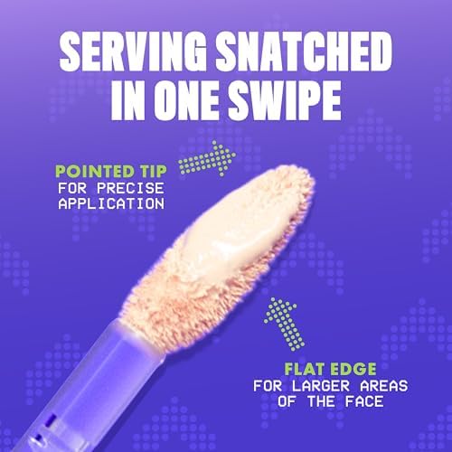 NYX PROFESSIONAL MAKEUP Wonder Snatch Concealer, Brightening, Lifting & Snatching Full Coverage Makeup Concealer with 24HR Wear, Vegan & Cruelty Free - Light Beige - 5