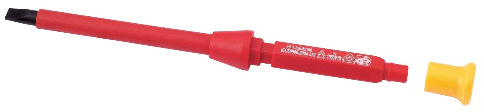 Set di 14 cacciaviti isolati da 1000 V, lame intercambiabili, tester