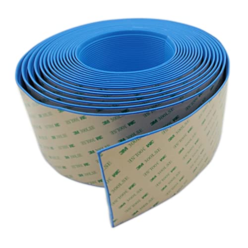 Image of Anti Slip Tape 4 Inch Wide, Waterproof Grip Adhesive Tape, Heavy Duty High Traction Friction for Indoor /Outdoor Steps (33 Ft /Blue).