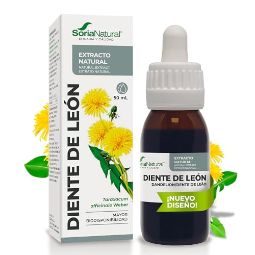 Soria Natural Extracto de Diente de León - Apoya la Salud del Hígado, Ayuda en la Digestión, Detox, Función Hepática - Extracto Herbal Natural - Botella con 50ml