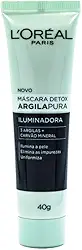 L'Oréal Paris Detox Argila Pura - Máscara Iluminadora 40g