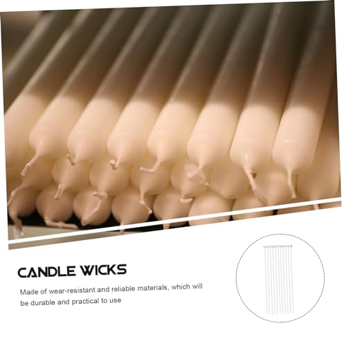 Kit 100 Mechas para Velas de Algodón con Base Metálica miniatura 7