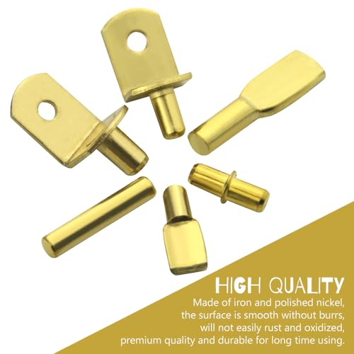 WMYCONGCONG 120 Pcs 4 Styles Shelf Bracket Pins Assortment Kit - Image 4
