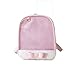 Produktbild HappyX Leder Schultasche Transparent Rucksack, Klar Süß Transparent Wasserfest Rucksack Kinderrucksäcke (Rosa)