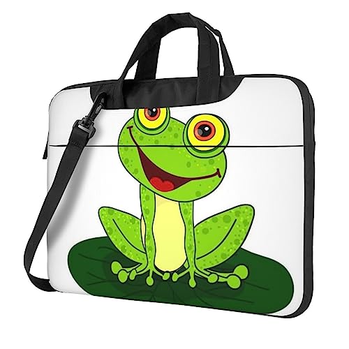 Sacoche pour ordinateur portable et trajets quotidiens avec motif grenouille