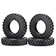 AXspeed RC Gummi Radreifen, 4 Stück Rad Reifen für 1: 14 Tamiya Trailer Tractor Truck Car (22mm)