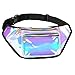 SoJourner Fanny Pack - Galaxy, Rave, Festival, Holographic (Holographic Blue)