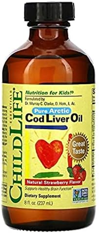 Child Life Cod Liver Oil, Glass Bottle, 8-Ounce