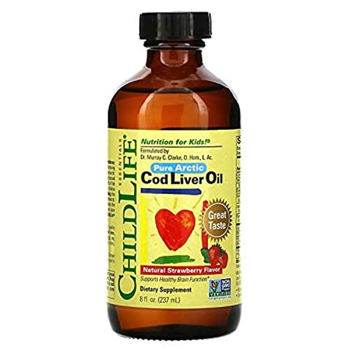 Child Life Cod Liver Oil, Glass Bottle, 8-Ounce #TOP12