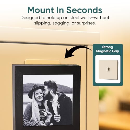 Image of Magnetic Aids Center Mount Picture Hanger, Multiple Capacities, Multiple Colors (Beige, 5LB)