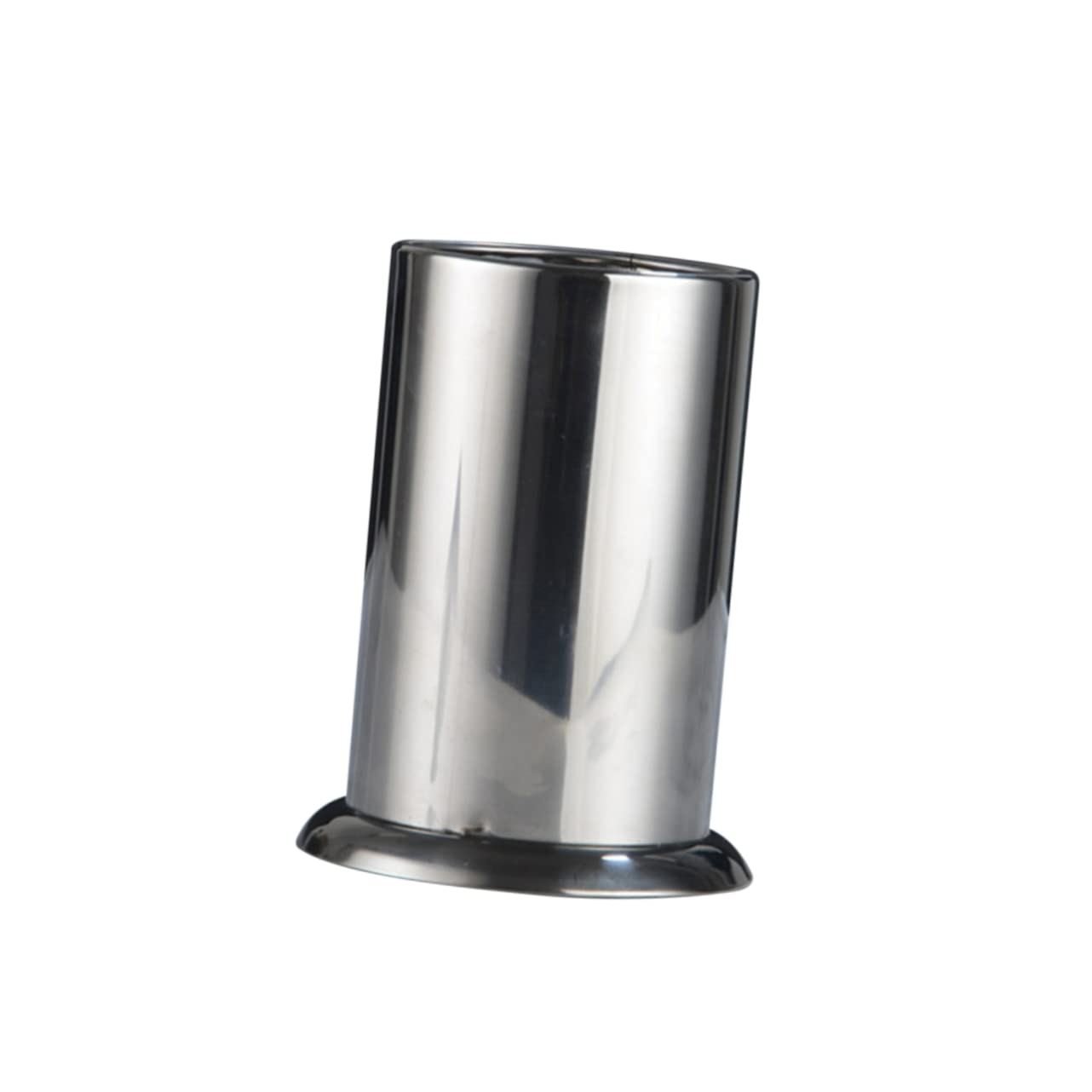 OUNONA Thicken Stainless Steel Utensil Holder Sturdy Countertop Storage for Kitchen Tools Easy to Clean and Design Sleek Finish