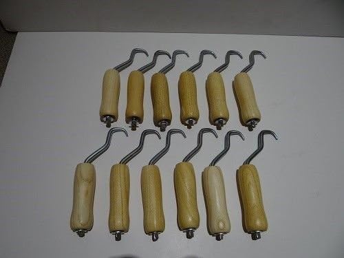 Rebar Tie Wire Twister - 12 pc Pack w/Wooden Handle