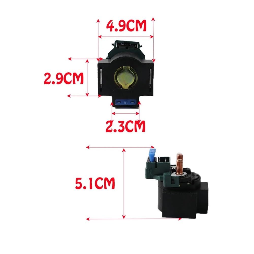 Motorcycle Relay Solenoid Switch for YBR125 YB125 YBR 125 YB XTZ125 XTZ YS125 YS150 YS Motorcycle Starting Motor Starter Relay Solenoid