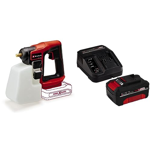 Einhell Akku-Drucksprühgerät GE-WS 18/10 Li Power X-Change (18 V, automatische Pumpe, 1 Liter Tank mit Skala, einstellbare Messingdüse, inkl. 4,0 Ah Akku und Ladegerät)