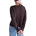 Rib V Neck Sweater, Java, M