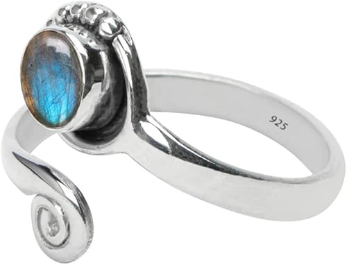 Miniatura 58 de Anillo de dedo del pie de piedra preciosa de plata de ley 925, joyería para el cuerpo, anillo de dedo del pie de la mano de la mano de la piedra