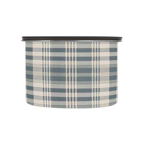 Envase de café hermético azul retro de acero inoxidable 30 oz miniatura 2