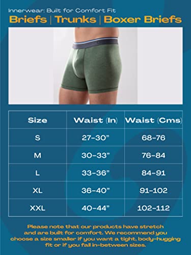 Image of GLOOT Men's Cotton Relaxed Solid Briefs (Pack of 3) (GLUCTIEBR01 White P3