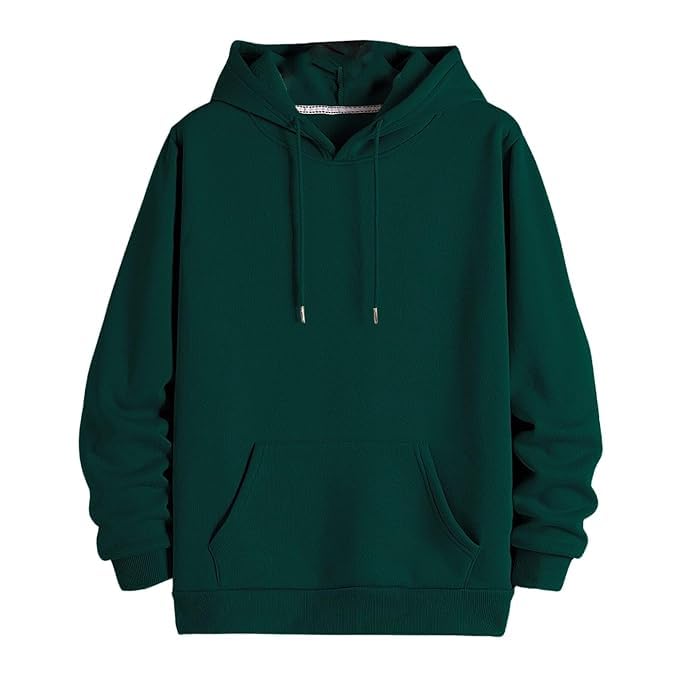 narsingha dreams Men's Polycotton Stylish Hoodies/Sweatshirt Solid Hoodies for Running, Gym Warm Travel Hooded Sweatshirt-picture-19