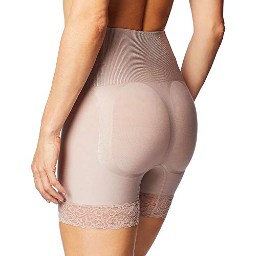 Plié Shades, Calções Modelador Feminino, Bege (Blush), G