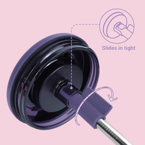 Jetstop Straw Kit Compatible with Brumate Era 40 oz - 3 Stainless Steel Straws with Silicone Straw Connectors, Sealing Rings & Cleaning Brushes - Reusable Accessories for Brümate Tumbler by Jetstop - Image 6