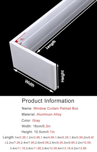 Cenefa de aluminio sin rieles para ocultar huecos de ventana en techos 2