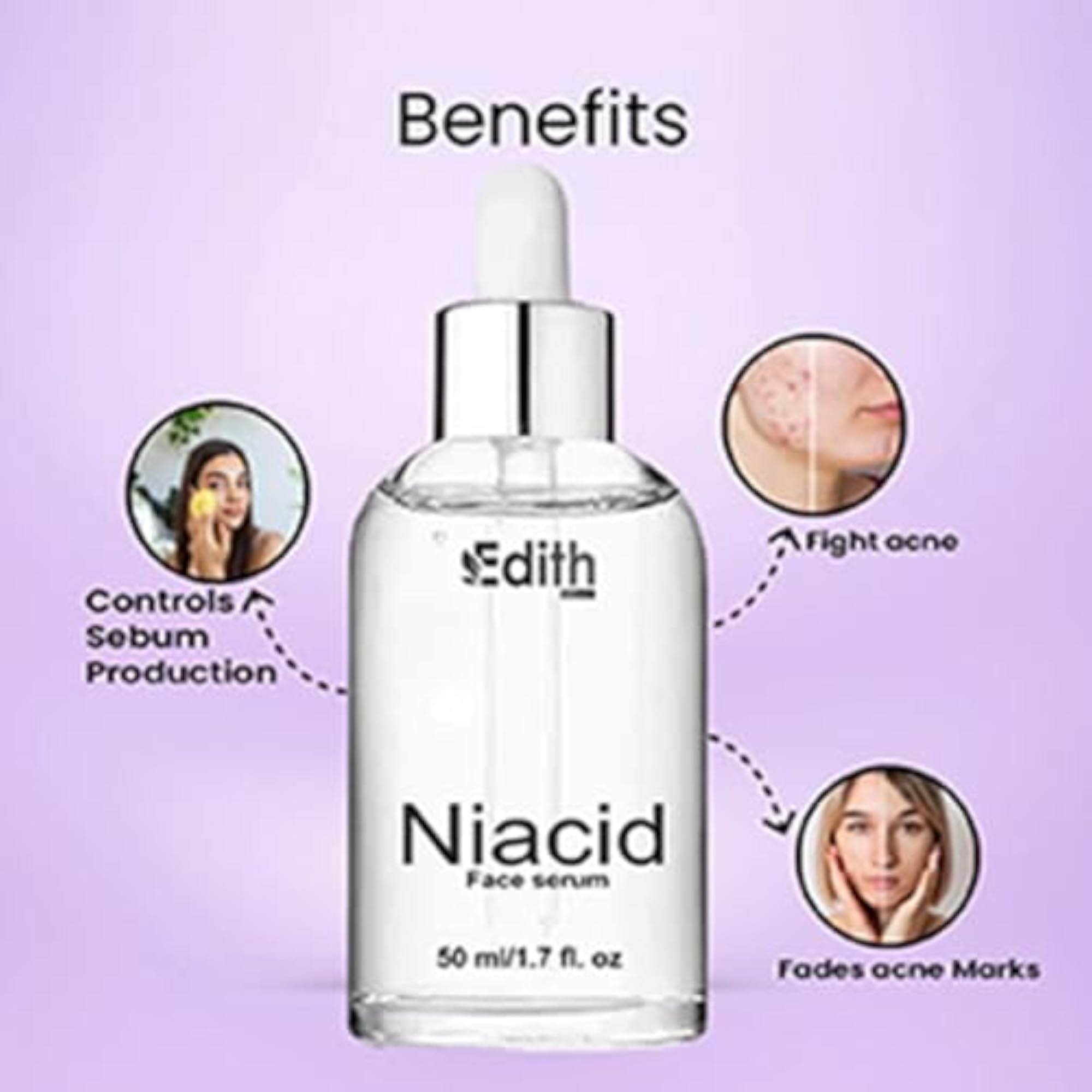Niacinamide Face Serum with Day and Night Cream, Skincare Set