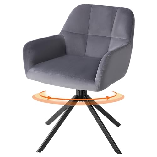 Sweetcrispy Esszimmerstuhl, 360° Drehstuhl Esszimmer,...