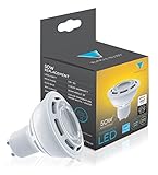 Triangle Bulbs T95031 - LED 6-Watt Dimmable GU10 MR16 38 C2 B0 High Power 50W Equivalent, Warm White Light Bulbs, UL Listed, Energy star certified