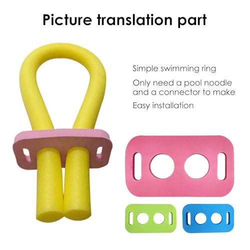 Miniatura 4 de 3 Piezas Conector Churro Piscina, Accesorios Natación Piscina, Conector De Fideos De Piscinas Cómodo Accesorio De Fideos De Piscinas Suave Con Color Aleatorio Y, Fácil De Usar
