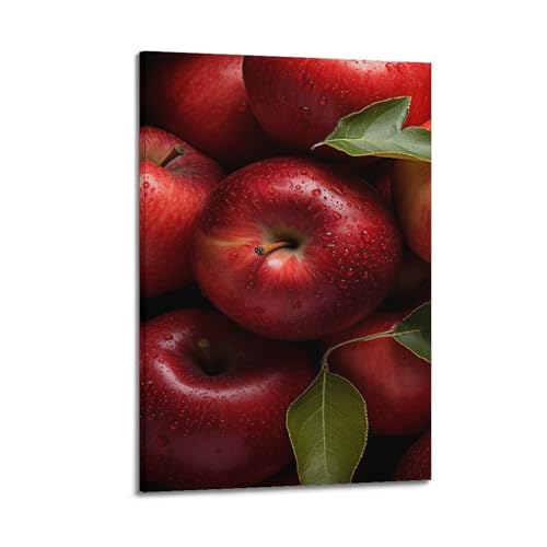 Poster mural d'art moderne ZHOUKEG pommes de prestige