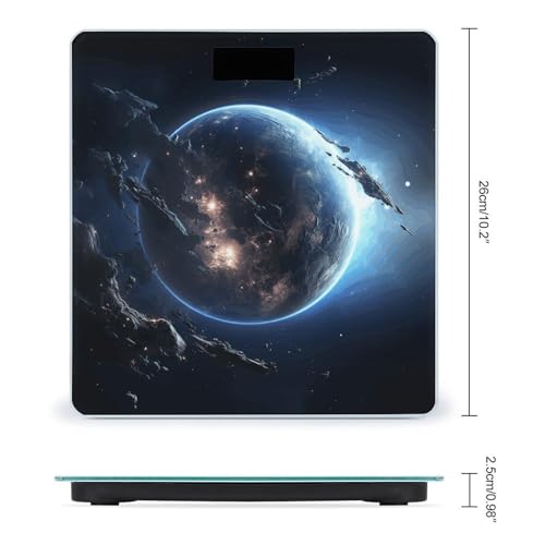 Báscula Digital de Baño Earth and Moon con Pantalla LCD miniatura 2