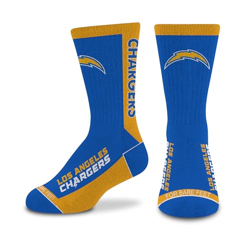 Image of For Bare Feet NFL Unisex Kids Nfl Mvp Crew Sock Youth
