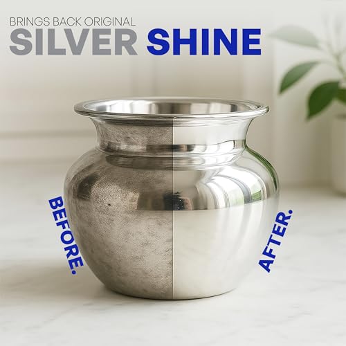 Image of Gold, Silver & Copper Cleaner Combo | Jewellery & Metal Cleaning Kit | Tarnish Remover, Shine Restorer | Scratch-Free & Non-Toxic 60ML Each