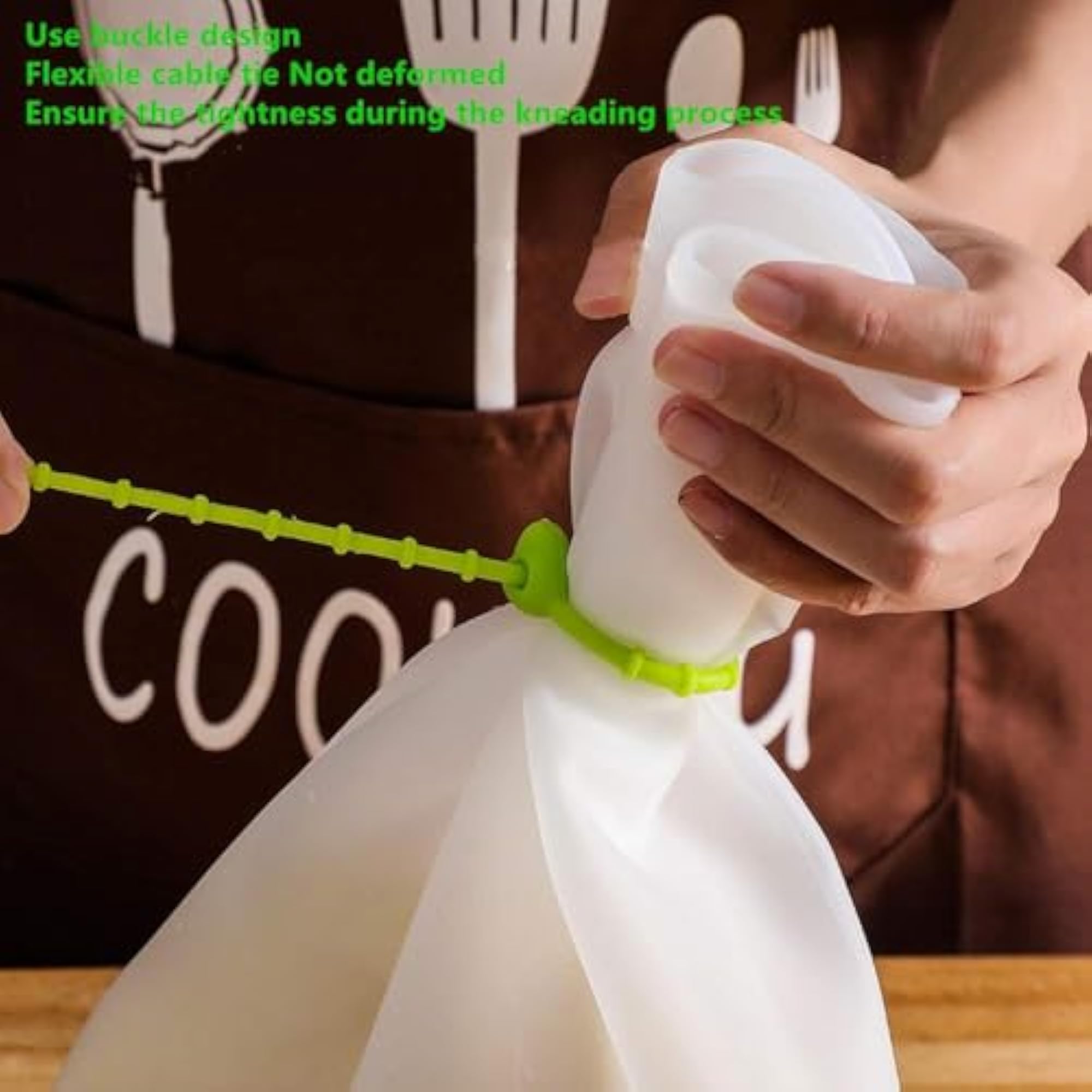 Reusable Silicone Knead Dough Bag for Baking & Cooking